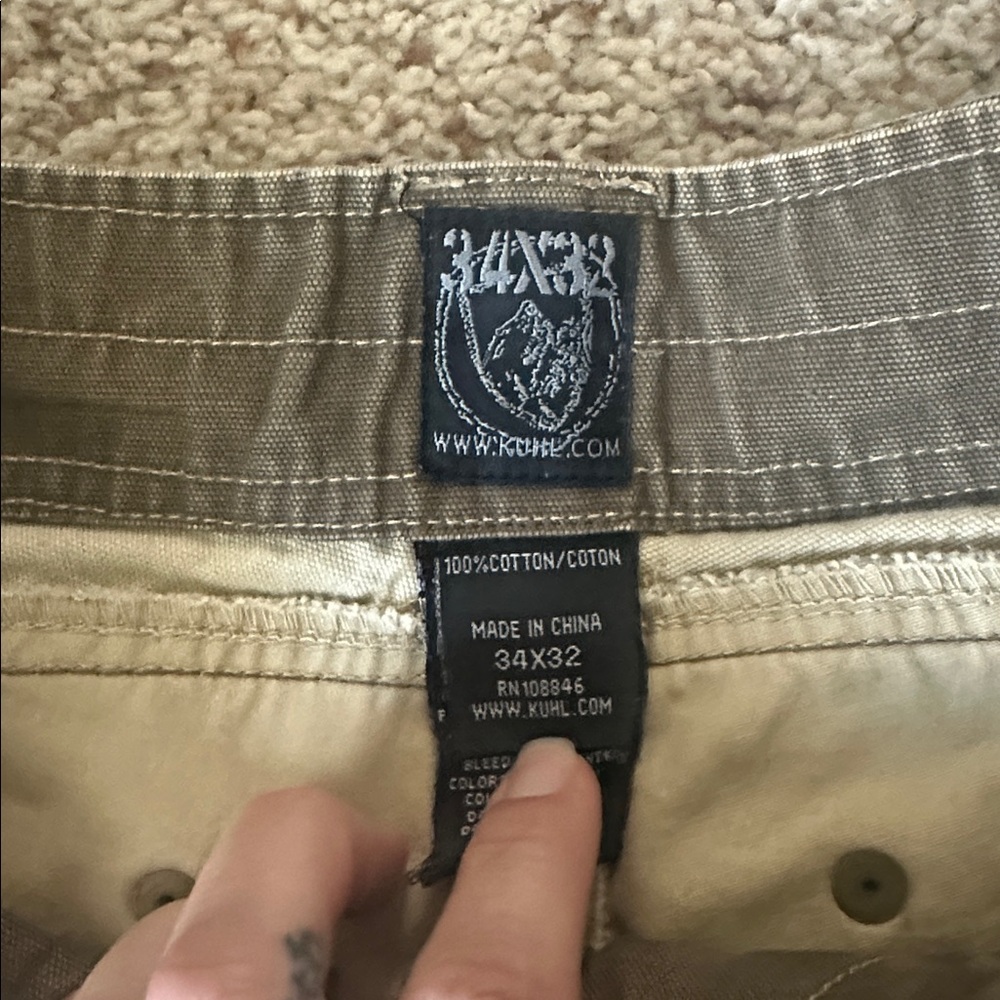 Kuhl Men's Cargo Pants in Dark Brown - Picture 3 of 7